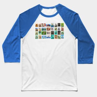 Birds from around the world Baseball T-Shirt